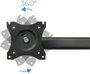 TOOQ DB1327TN-B Soporte para 3 Monitores de 13-27 pulgadas